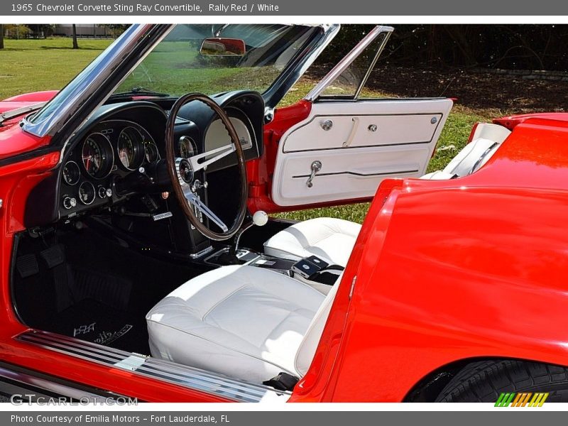Rally Red / White 1965 Chevrolet Corvette Sting Ray Convertible