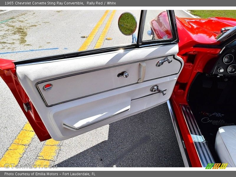 Door Panel of 1965 Corvette Sting Ray Convertible