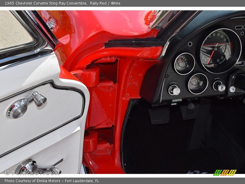 Rally Red / White 1965 Chevrolet Corvette Sting Ray Convertible