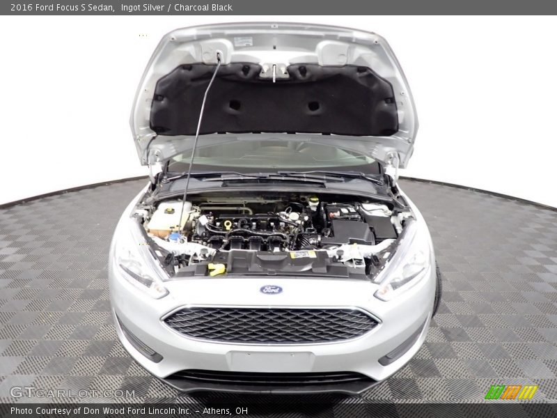 Ingot Silver / Charcoal Black 2016 Ford Focus S Sedan