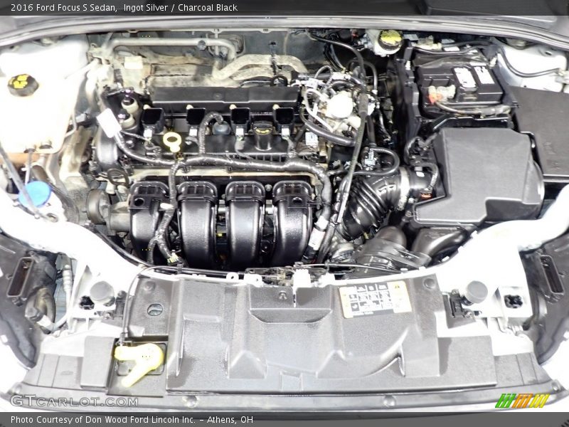 Ingot Silver / Charcoal Black 2016 Ford Focus S Sedan