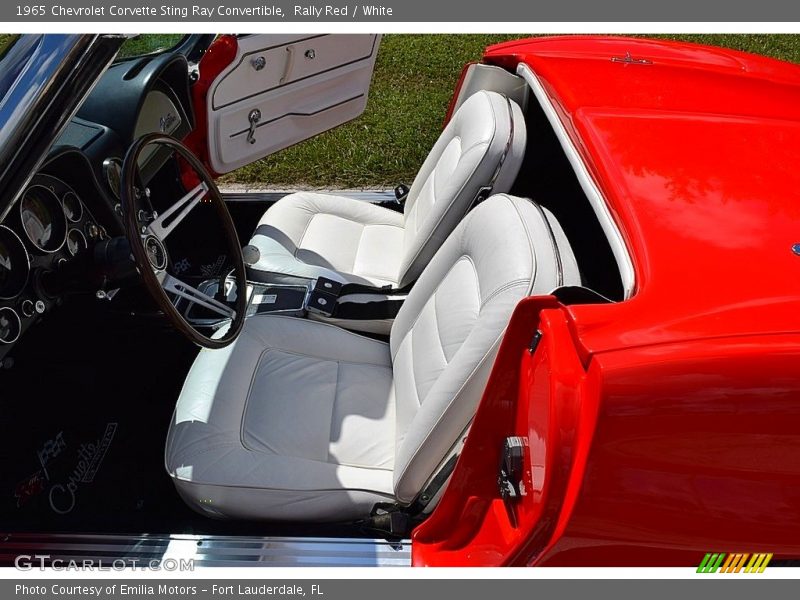 Front Seat of 1965 Corvette Sting Ray Convertible