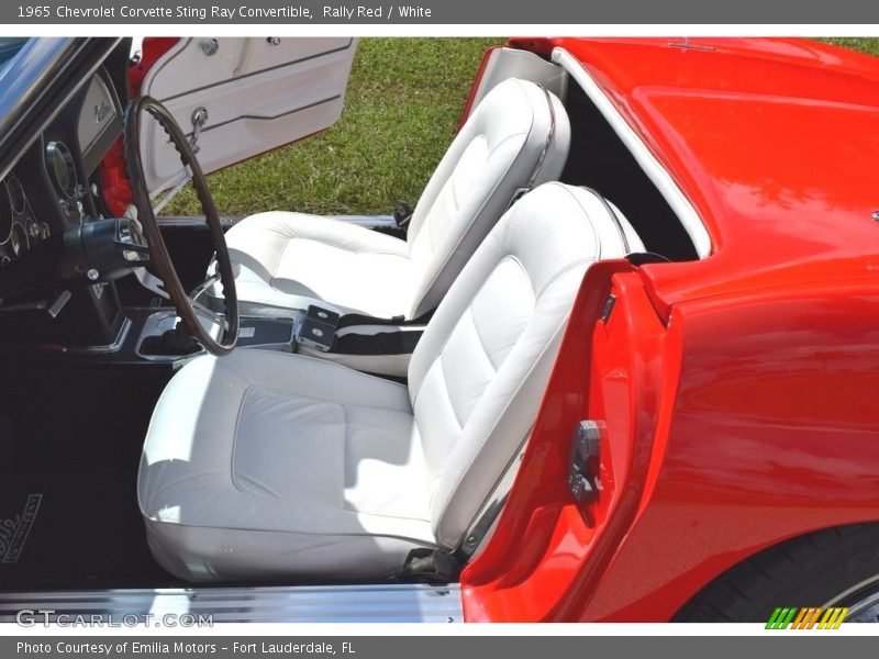 Front Seat of 1965 Corvette Sting Ray Convertible