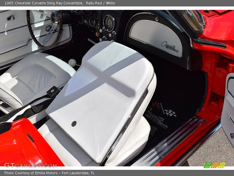 Rally Red / White 1965 Chevrolet Corvette Sting Ray Convertible