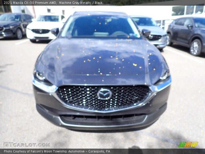 Machine Gray Metallic / Black 2021 Mazda CX-30 Premium AWD