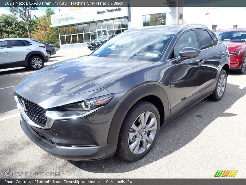 Machine Gray Metallic / Black 2021 Mazda CX-30 Premium AWD