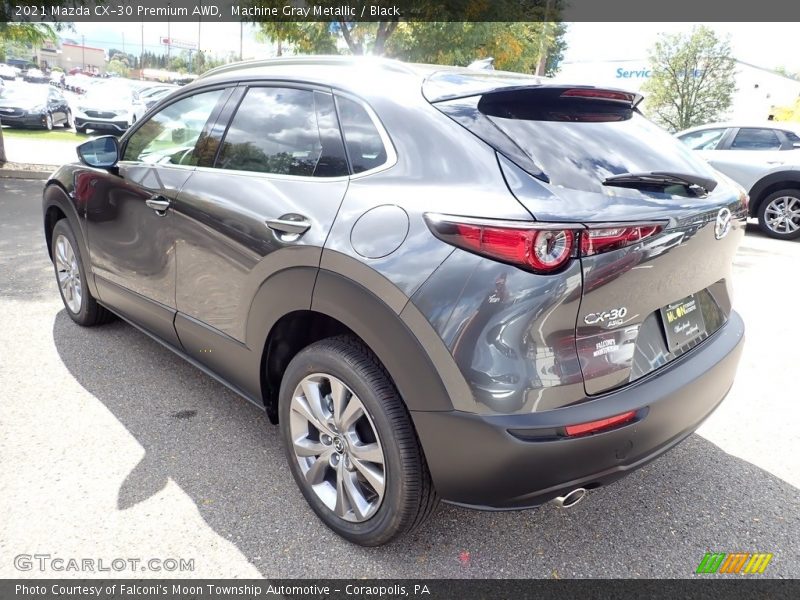 Machine Gray Metallic / Black 2021 Mazda CX-30 Premium AWD