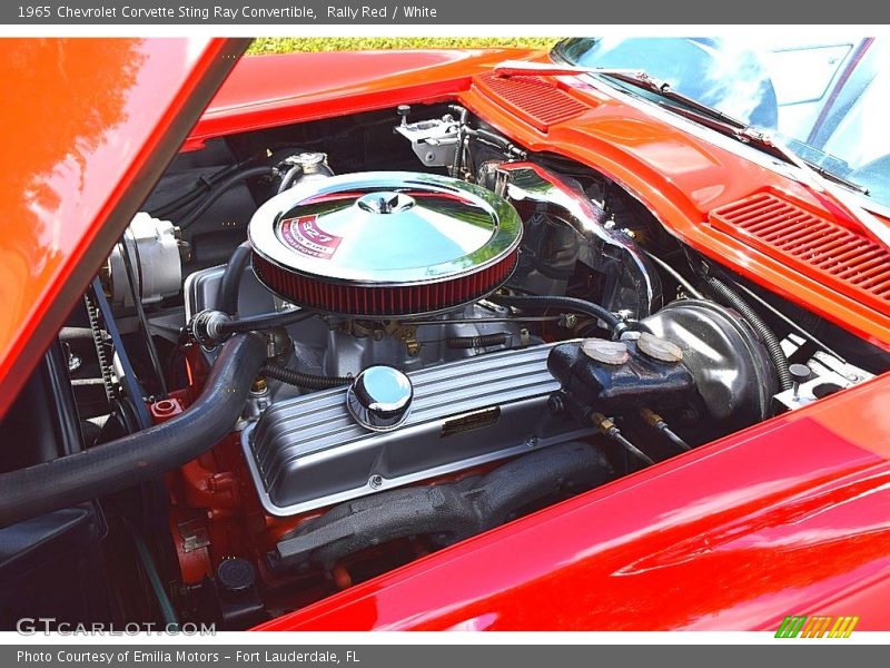  1965 Corvette Sting Ray Convertible Engine - 5.7 Liter OHV 16-Valve V8