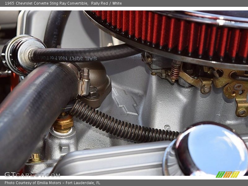 Rally Red / White 1965 Chevrolet Corvette Sting Ray Convertible