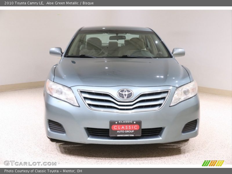 Aloe Green Metallic / Bisque 2010 Toyota Camry LE