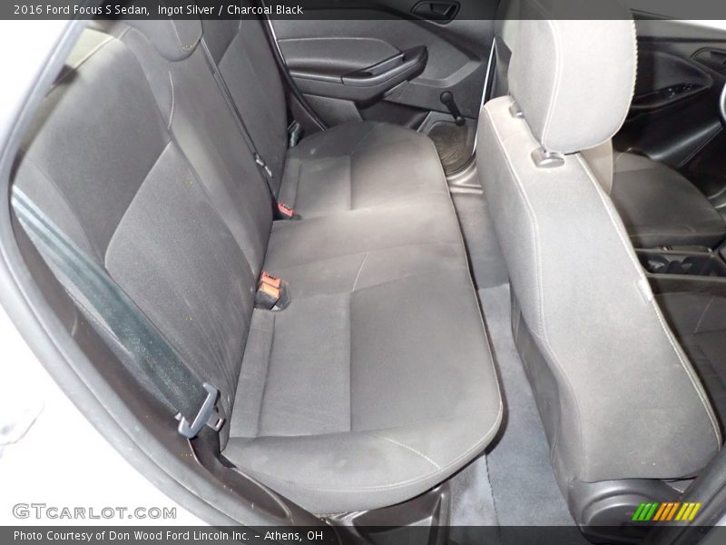 Ingot Silver / Charcoal Black 2016 Ford Focus S Sedan