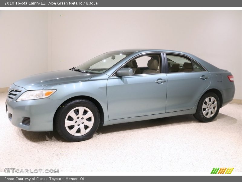 Aloe Green Metallic / Bisque 2010 Toyota Camry LE