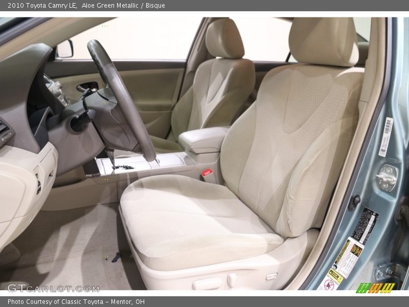 Aloe Green Metallic / Bisque 2010 Toyota Camry LE