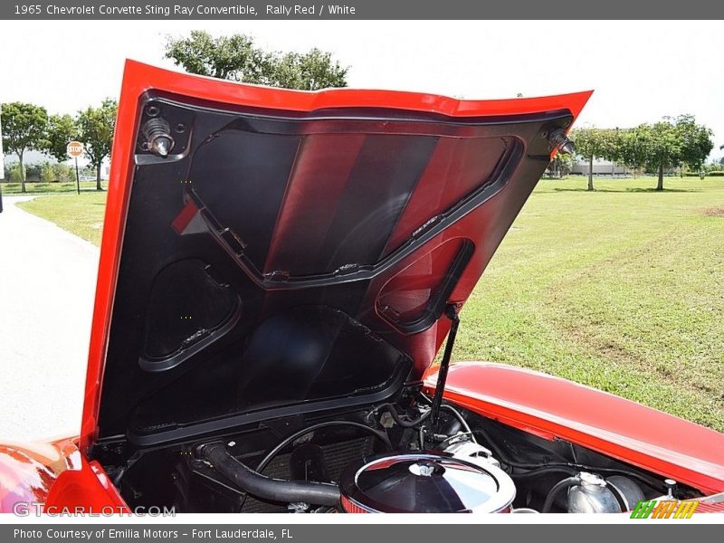 Rally Red / White 1965 Chevrolet Corvette Sting Ray Convertible