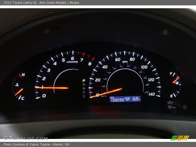 Aloe Green Metallic / Bisque 2010 Toyota Camry LE