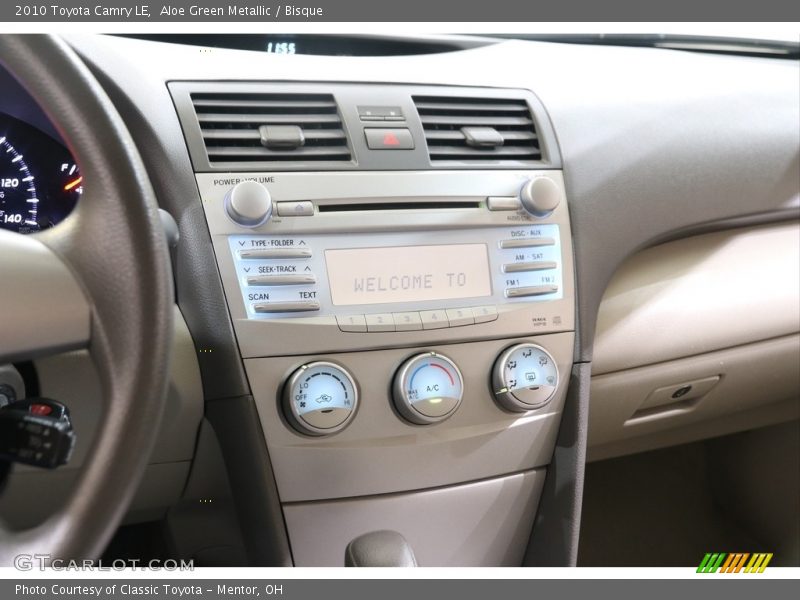 Aloe Green Metallic / Bisque 2010 Toyota Camry LE