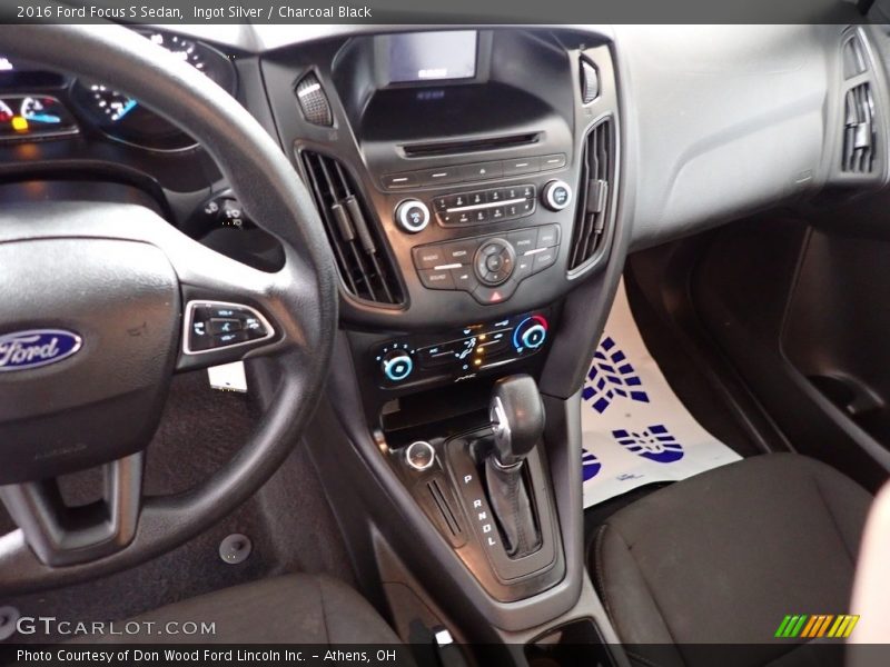 Ingot Silver / Charcoal Black 2016 Ford Focus S Sedan