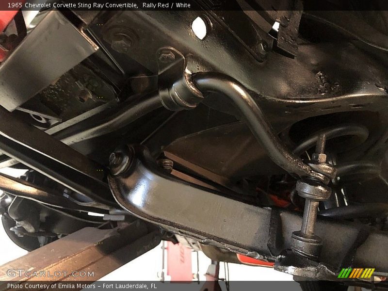 Undercarriage of 1965 Corvette Sting Ray Convertible