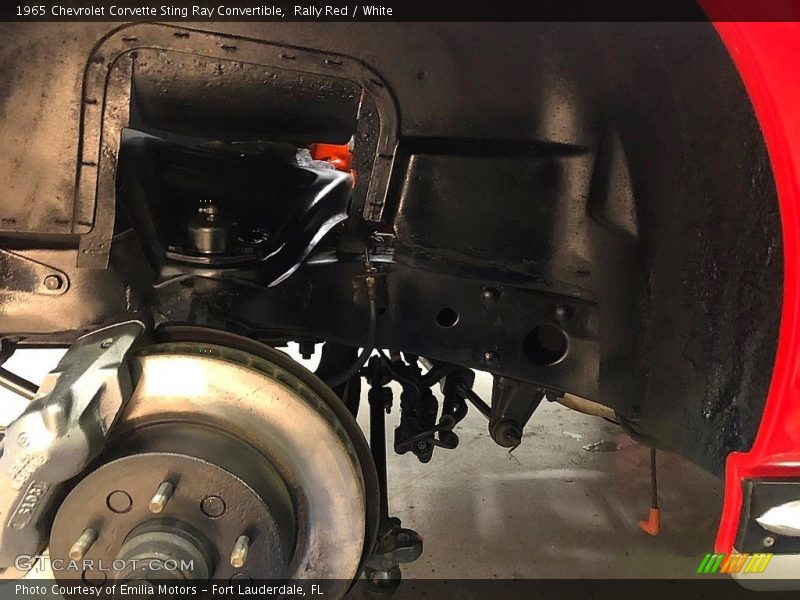 Undercarriage of 1965 Corvette Sting Ray Convertible