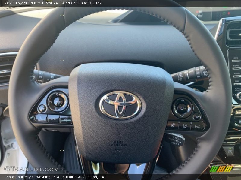 Wind Chill Pearl / Black 2021 Toyota Prius XLE AWD-e