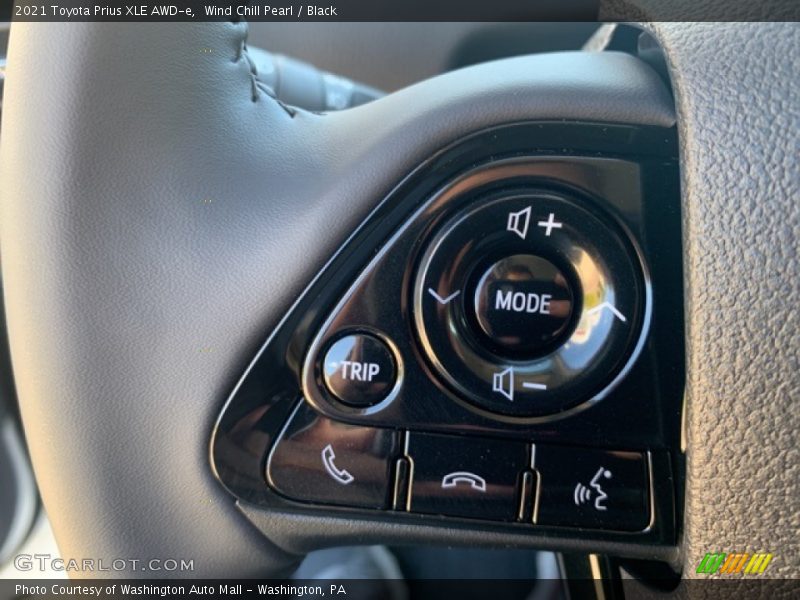 Wind Chill Pearl / Black 2021 Toyota Prius XLE AWD-e