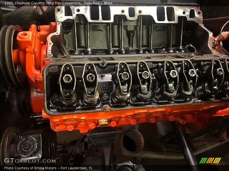  1965 Corvette Sting Ray Convertible Engine - 5.7 Liter OHV 16-Valve V8