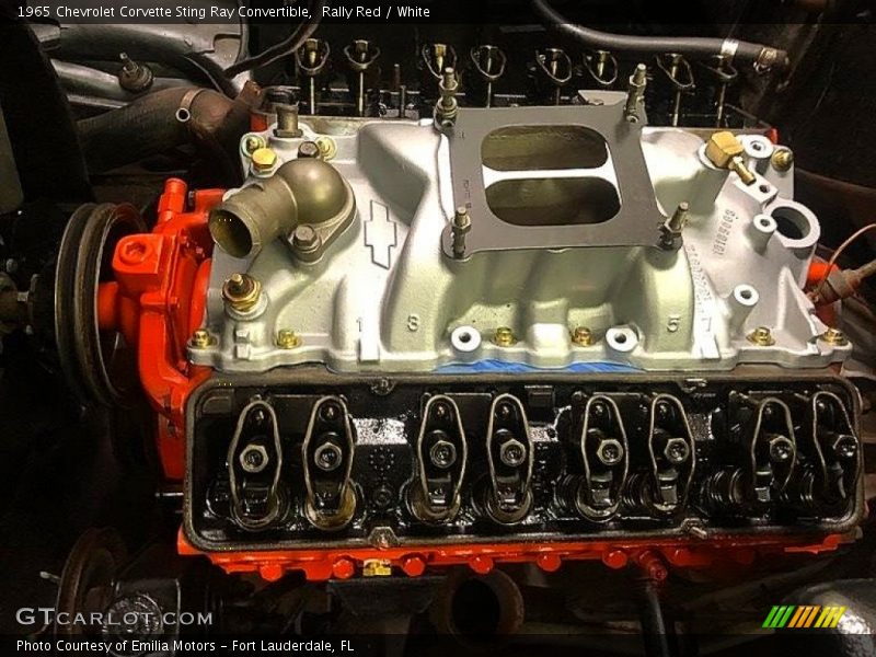  1965 Corvette Sting Ray Convertible Engine - 5.7 Liter OHV 16-Valve V8