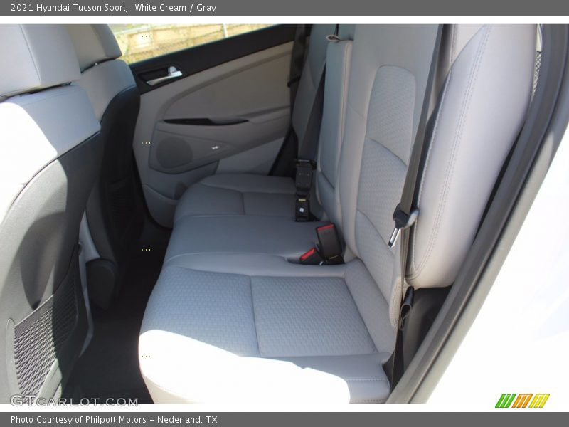 White Cream / Gray 2021 Hyundai Tucson Sport