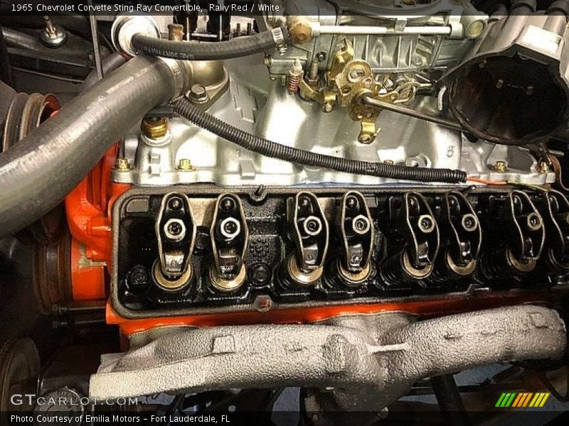  1965 Corvette Sting Ray Convertible Engine - 5.7 Liter OHV 16-Valve V8