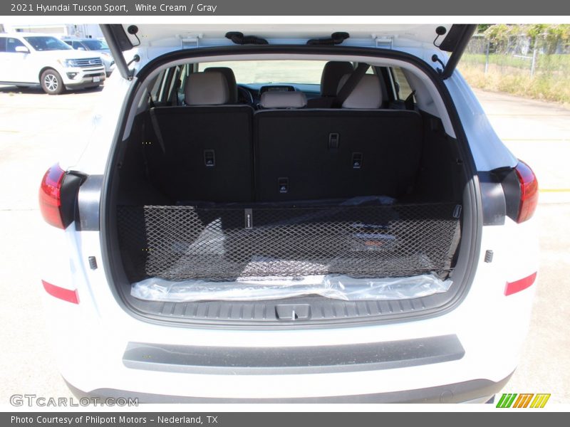 White Cream / Gray 2021 Hyundai Tucson Sport