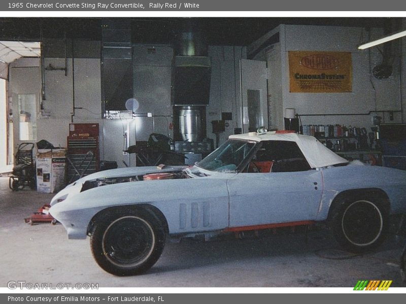 Rally Red / White 1965 Chevrolet Corvette Sting Ray Convertible