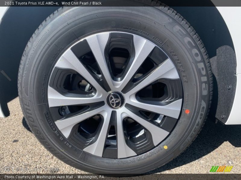 Wind Chill Pearl / Black 2021 Toyota Prius XLE AWD-e