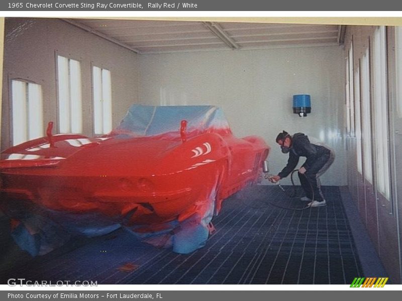 Rally Red / White 1965 Chevrolet Corvette Sting Ray Convertible
