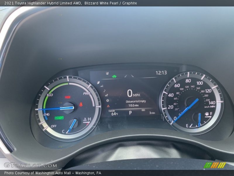  2021 Highlander Hybrid Limited AWD Hybrid Limited AWD Gauges