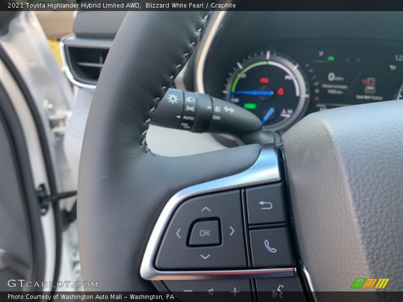  2021 Highlander Hybrid Limited AWD Steering Wheel