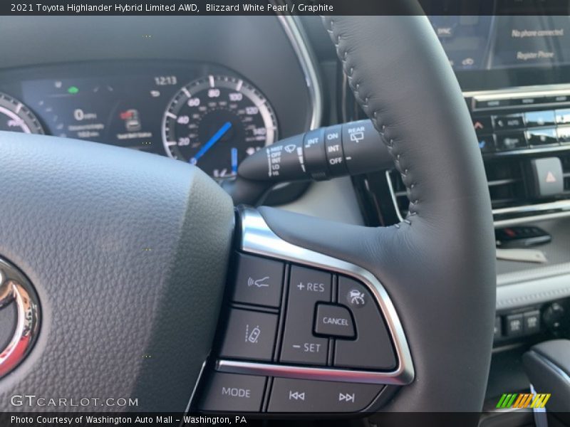 2021 Highlander Hybrid Limited AWD Steering Wheel