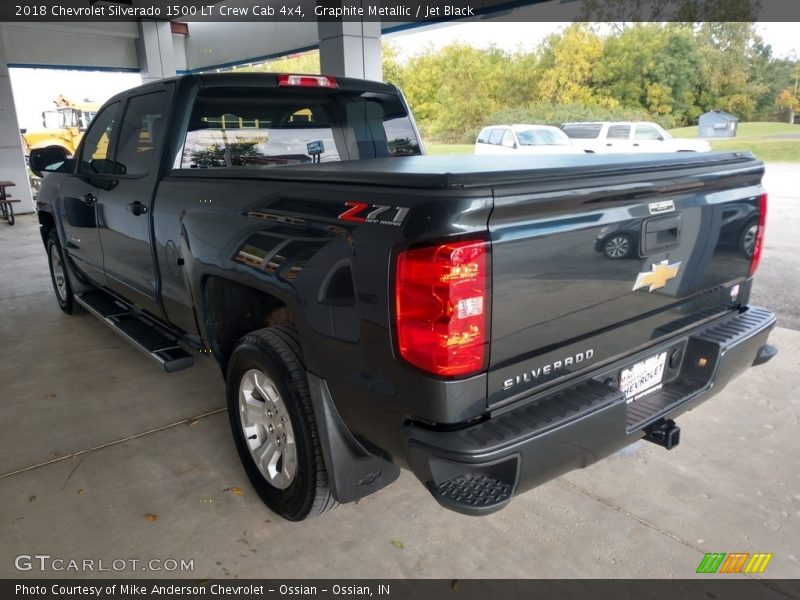 Graphite Metallic / Jet Black 2018 Chevrolet Silverado 1500 LT Crew Cab 4x4