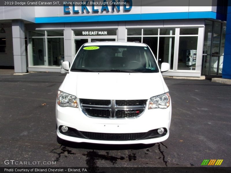 White Knuckle / Black/Light Graystone 2019 Dodge Grand Caravan SXT
