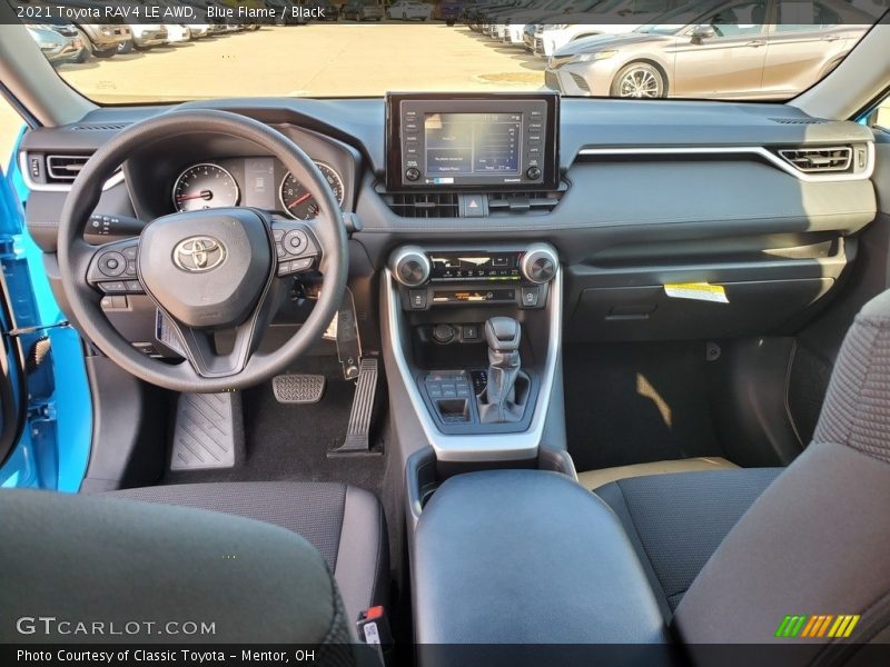 Dashboard of 2021 RAV4 LE AWD