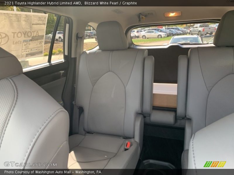 Rear Seat of 2021 Highlander Hybrid Limited AWD