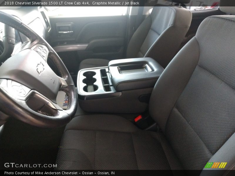 Graphite Metallic / Jet Black 2018 Chevrolet Silverado 1500 LT Crew Cab 4x4