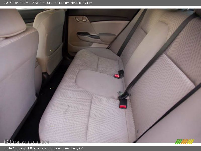 Urban Titanium Metallic / Gray 2015 Honda Civic LX Sedan