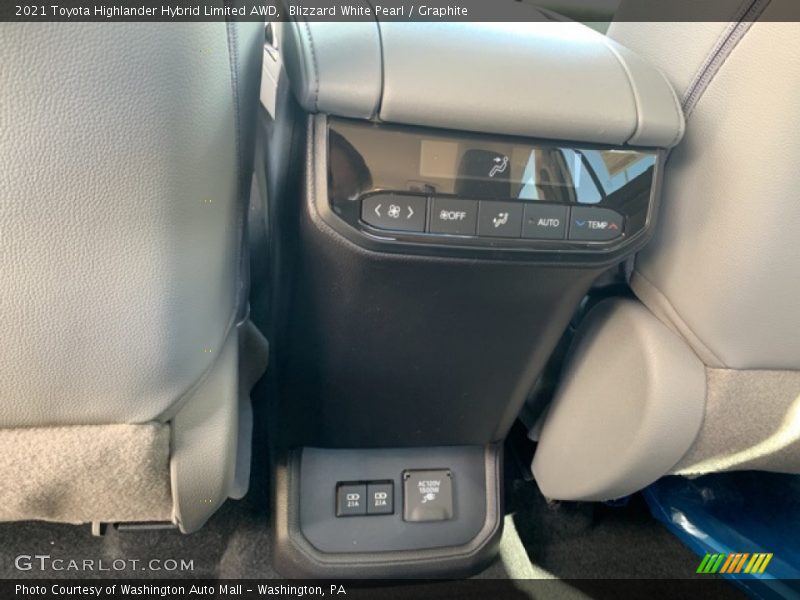 Controls of 2021 Highlander Hybrid Limited AWD