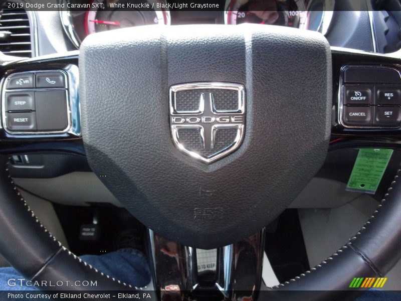 White Knuckle / Black/Light Graystone 2019 Dodge Grand Caravan SXT