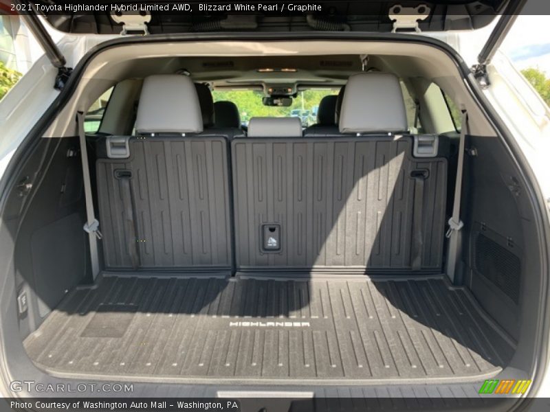  2021 Highlander Hybrid Limited AWD Trunk
