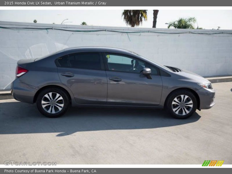 Urban Titanium Metallic / Gray 2015 Honda Civic LX Sedan