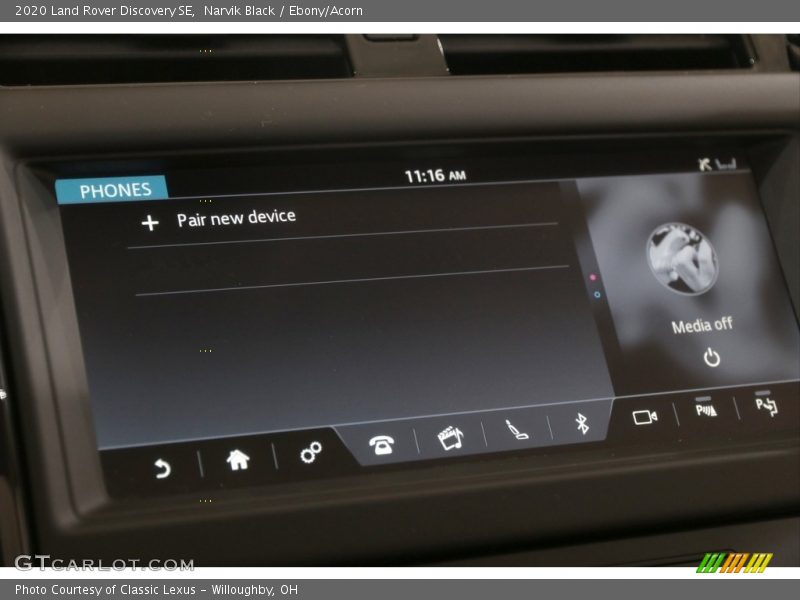 Narvik Black / Ebony/Acorn 2020 Land Rover Discovery SE