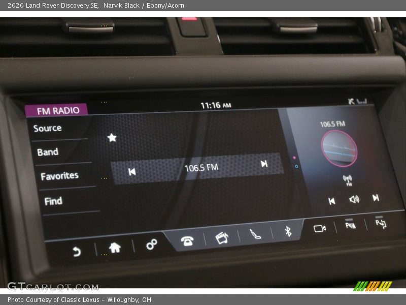 Narvik Black / Ebony/Acorn 2020 Land Rover Discovery SE