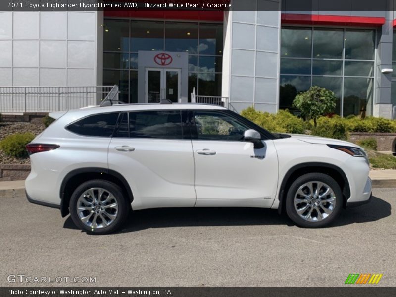  2021 Highlander Hybrid Limited AWD Blizzard White Pearl