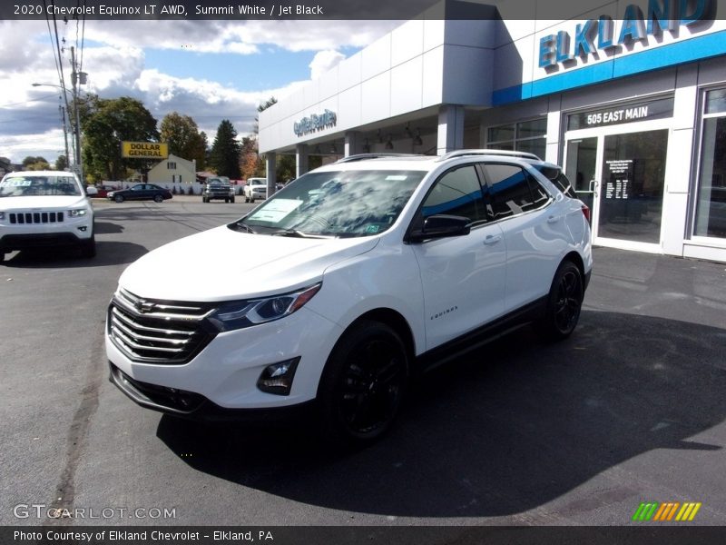 Summit White / Jet Black 2020 Chevrolet Equinox LT AWD